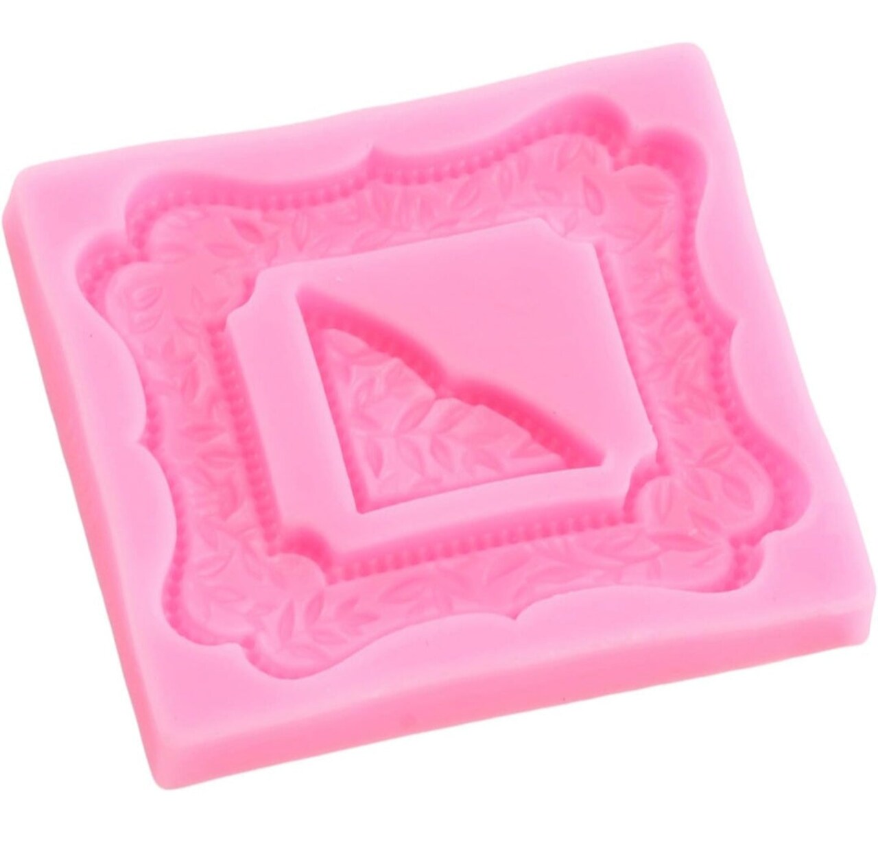 Decorative Frame Silicone Mold – Fondant & Chocolate Plaque Mold